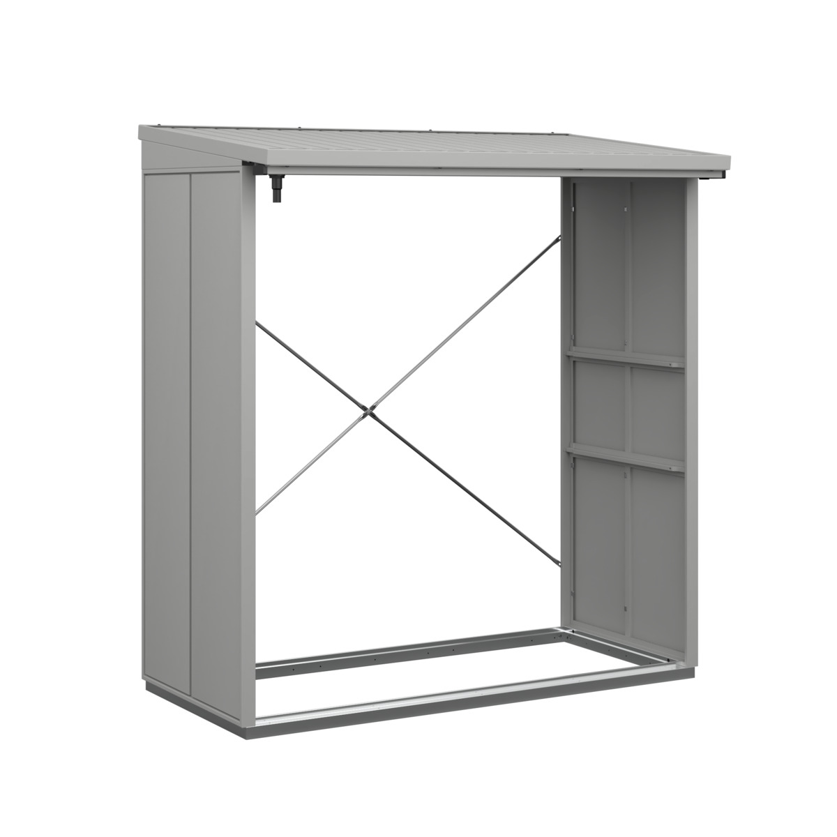 Groot modern brandhoutrek